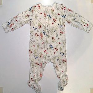Laura Ashley 3-6M Floral Zip-Up